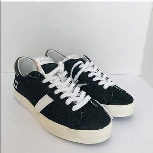 D. A. T. E. sneakers black glitter